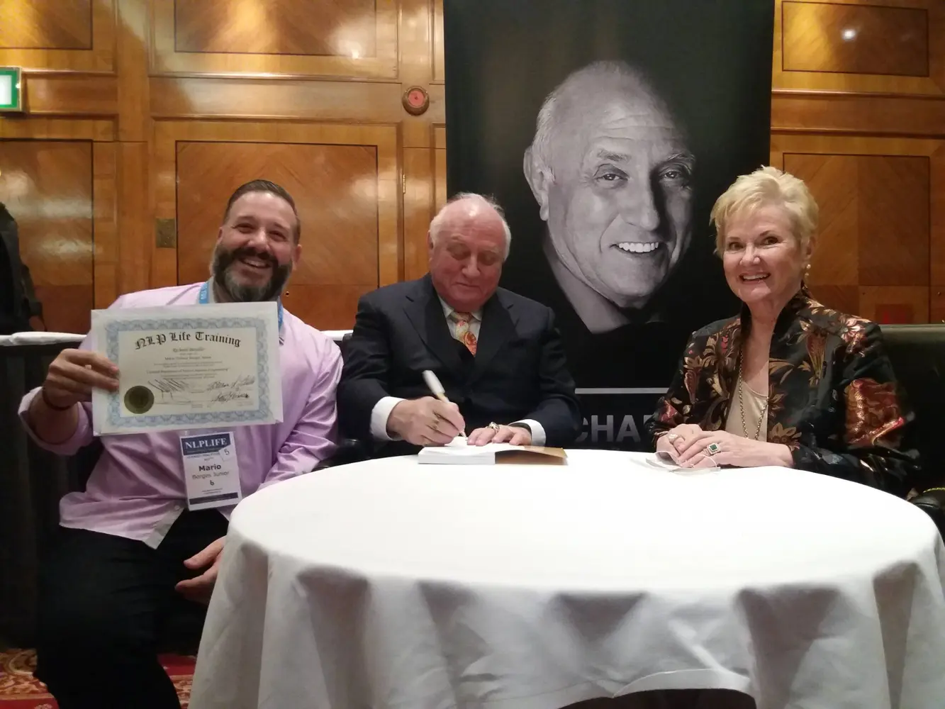 Mário Eichner com Richard Bandler